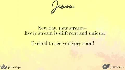 J i w o n   online show from 05/25/26, 08:26
