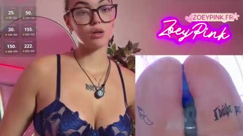 Snapshot of zoeythepinkmask chatting on 06/28/26, 07:14 Zoey online show from 06/28/26, 07:14