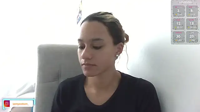 Snapshot of SamanthaWatson chatting on 10/14/25, 08:31 SamanthaWatson online show from 10/14/25, 08:31