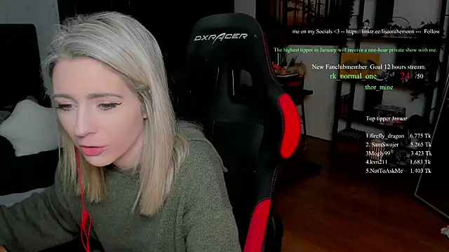 Lisaonthemoon online show from 01/18/26, 08:56