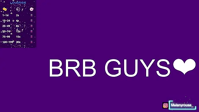 melanyrouse1 online show from 01/31/25, 11:45