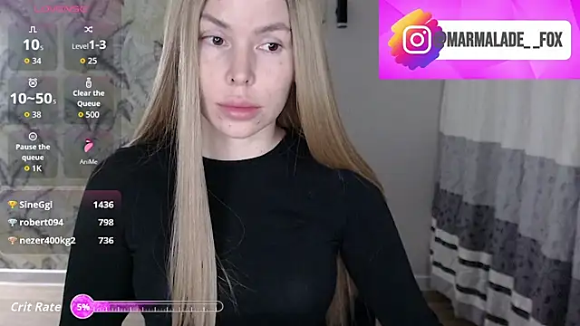 Marmalade Fox online show from 04/08/26, 03:34