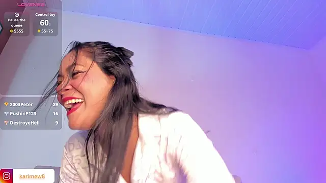 Snapshot of _karime_ chatting on 02/17/26, 08:15 karime online show from 02/17/26, 08:15