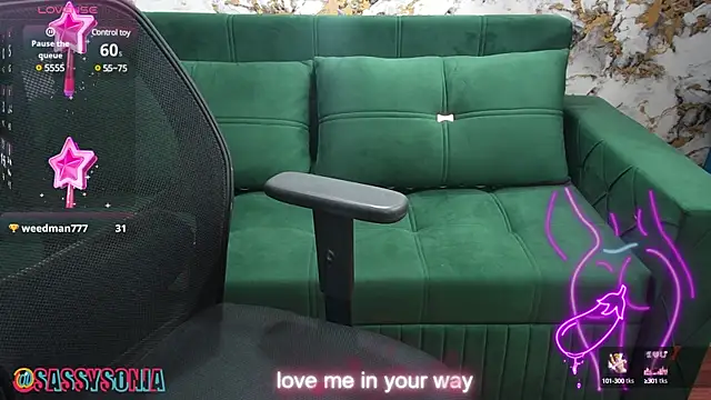 Snapshot of sassysonia chatting on 02/26/25, 09:42 sassysonia online show from 02/26/25, 09:42