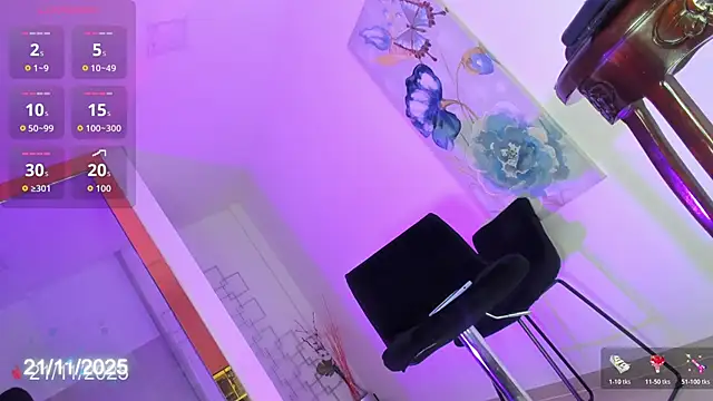 Sussy Hots online show from 11/21/25, 09:13