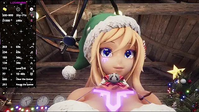 Snapshot of ElfieLove chatting on 12/05/25, 06:15 ElfieLove online show from 12/05/25, 06:15