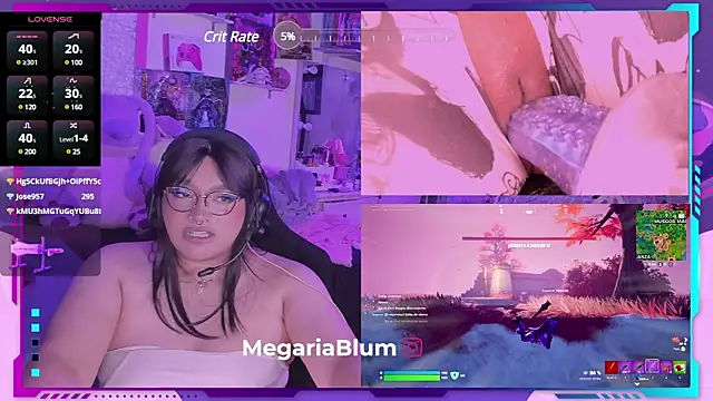 MegariaB online show from 02/01/25, 06:54