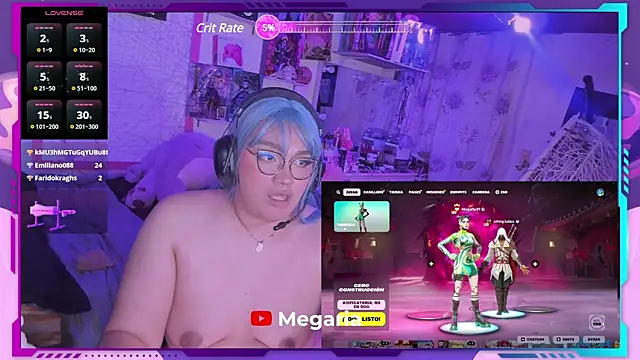 MegariaB online show from 02/03/25, 07:40