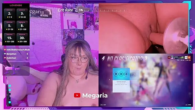 MegariaB online show from 02/13/25, 08:17