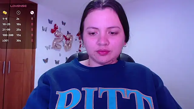 Snapshot of Sarahros1 chatting on 02/25/25, 03:31 Sarahros1 online show from 02/25/25, 03:31