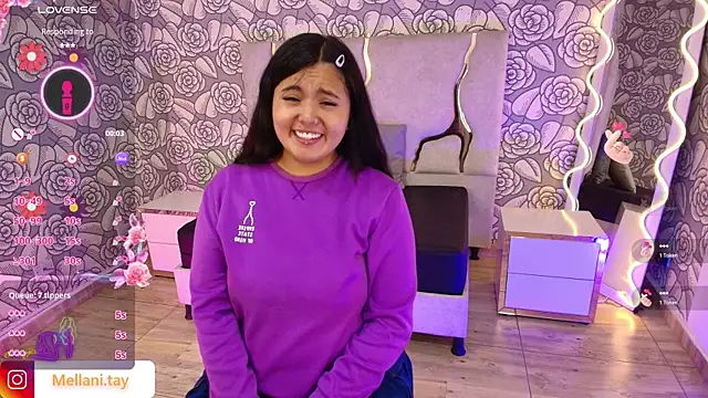 Snapshot of Mellani_tay chatting on 02/06/25, 03:06 Mellani tay online show from 02/06/25, 03:06