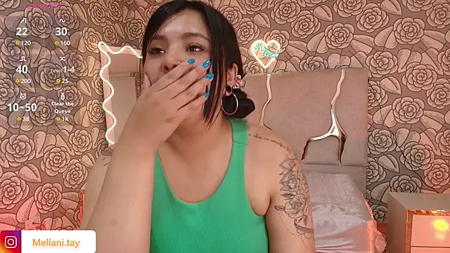 Snapshot of Mellani_tay chatting on 03/05/25, 06:23 Mellani tay online show from 03/05/25, 06:23