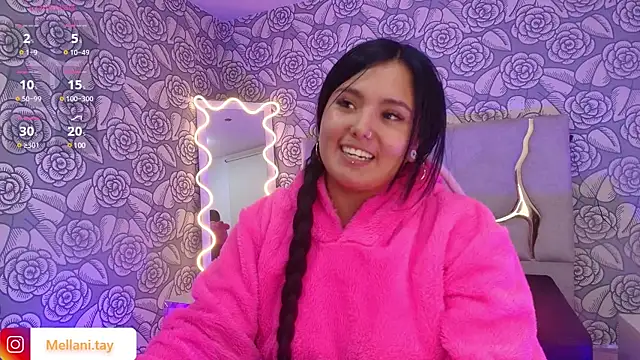 Snapshot of Mellani_tay chatting on 03/10/25, 09:21 Mellani tay online show from 03/10/25, 09:21