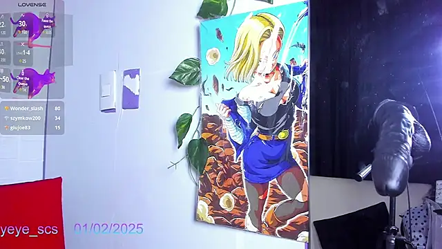 Snapshot of Yeye_scs chatting on 02/01/25, 03:18 Yeye scs online show from 02/01/25, 03:18