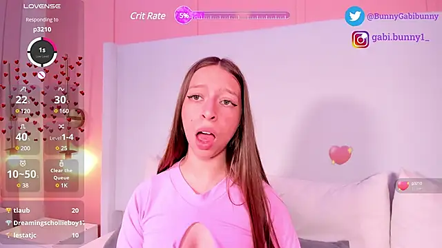 gabi bunny online show from 02/24/25, 08:36