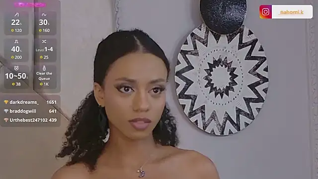 Snapshot of Nahomi_King chatting on 01/10/25, 10:25 Nahomi King online show from 01/10/25, 10:25