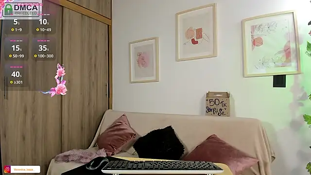 Veronica isaza   online show from 03/10/26, 12:21