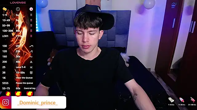 Snapshot of DominicPrince chatting on 10/21/25, 08:31 DominicPrince online show from 10/21/25, 08:31
