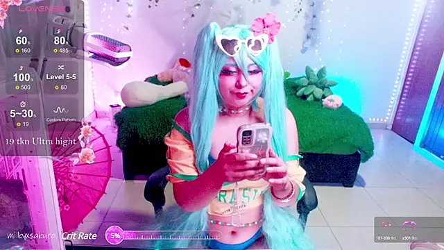 Snapshot of MilkyXSakura chatting on 03/06/25, 01:48 MilkyXSakura online show from 03/06/25, 01:48