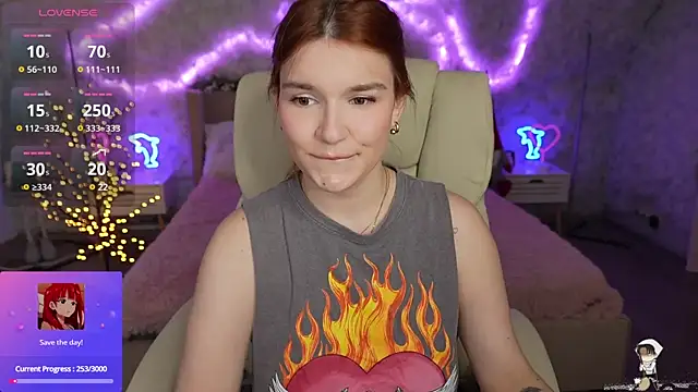 RedShinee online show from 02/02/25, 05:15