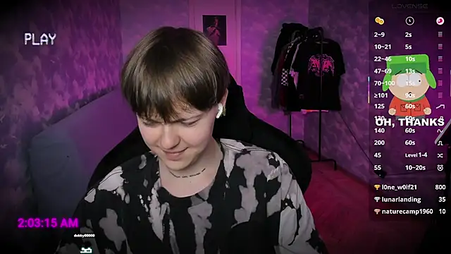 Snapshot of charonbaby1 chatting on 02/19/25, 11:04 charonbaby1 online show from 02/19/25, 11:04