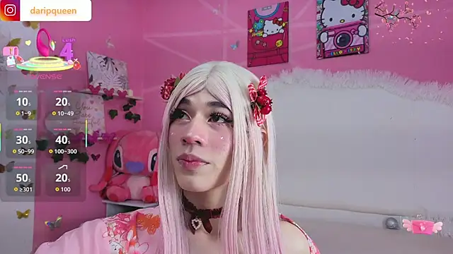 DaripQueen online show from 12/14/25, 02:00