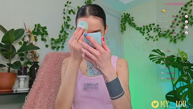 Snapshot of MyLou_ chatting on 01/21/25, 03:21 MyLou online show from 01/21/25, 03:21