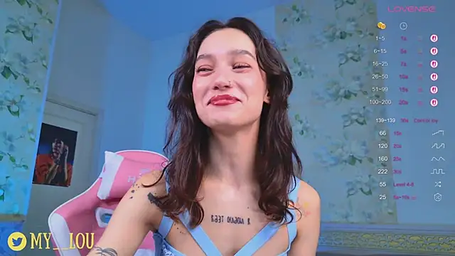 Snapshot of MyLou_ chatting on 10/06/25, 02:14 MyLou online show from 10/06/25, 02:14