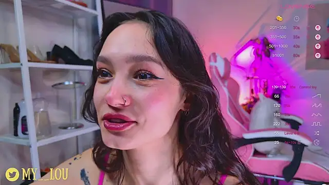 Snapshot of MyLou_ chatting on 11/15/25, 03:19 MyLou online show from 11/15/25, 03:19