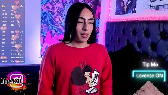 Skyler  blue4 online show from 12/13/25, 10:48