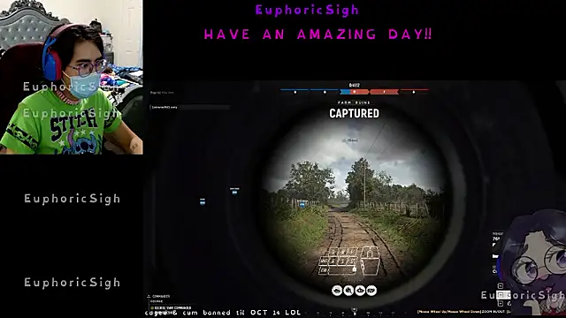 EuphoricSigh online show from 07/13/26, 06:00