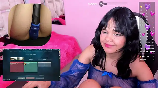 Snapshot of PetiteSalome chatting on 03/02/25, 10:35 PetiteSalome online show from 03/02/25, 10:35
