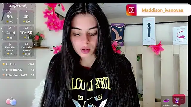 Madisson Ivanova online show from 01/19/25, 11:34