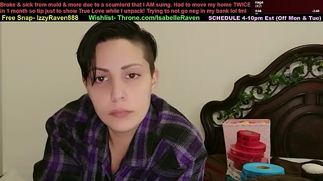 IsabelleRaven online show from 03/10/26, 06:24