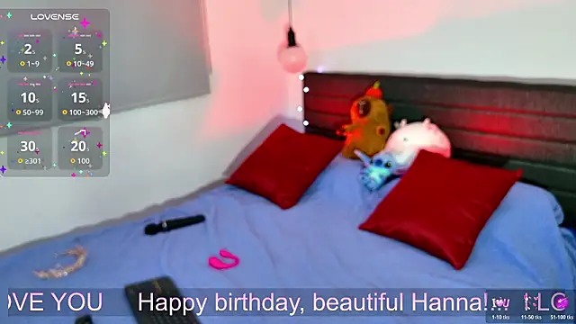 cutehanna1 online show from 01/15/26, 08:34