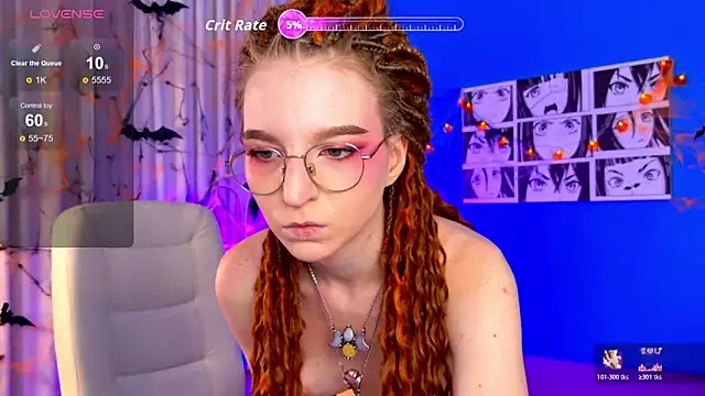 Snapshot of VioletShine chatting on 10/18/25, 12:50 VioletShine online show from 10/18/25, 12:50