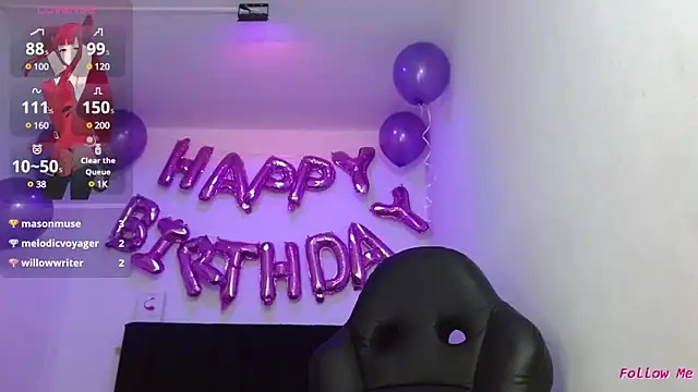 Snapshot of CelesteAyase chatting on 03/13/25, 04:05 CelesteAyase online show from 03/13/25, 04:05