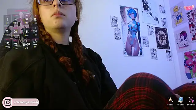 Snapshot of CelesteAyase chatting on 10/17/25, 10:34 CelesteAyase online show from 10/17/25, 10:34