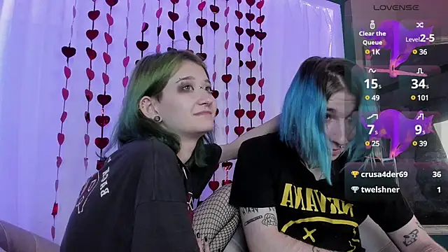 Snapshot of Milten-Trish chatting on 02/15/25, 11:25 Milten-Trish online show from 02/15/25, 11:25