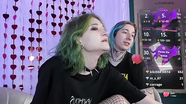 Snapshot of Milten-Trish chatting on 02/18/25, 12:04 Milten-Trish online show from 02/18/25, 12:04