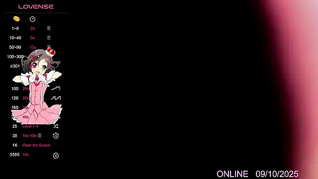 Snapshot of Alice-randy chatting on 10/09/25, 01:42 Alice-randy online show from 10/09/25, 01:42