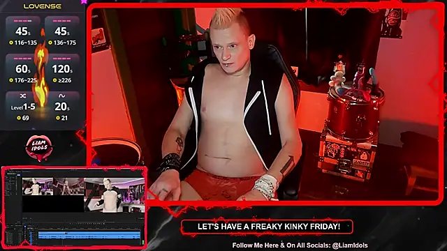 LiamIdols online show from 01/20/25, 08:07