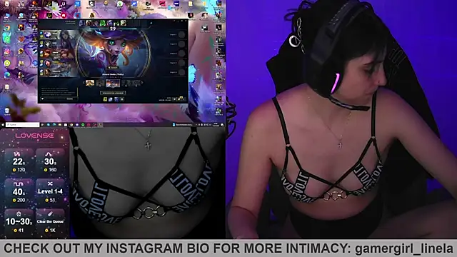 Snapshot of Gamergirl-Linela chatting on 01/13/26, 12:05 Gamergirl-Linela online show from 01/13/26, 12:05