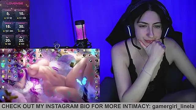 Snapshot of Gamergirl-Linela chatting on 02/16/26, 06:04 Gamergirl-Linela online show from 02/16/26, 06:04