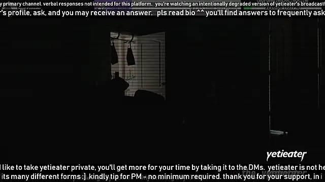 Snapshot of yetieater chatting on 12/15/24, 10:26 yetieater online show from 12/15/24, 10:26