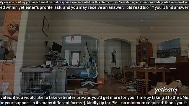 Snapshot of yetieater chatting on 03/16/25, 08:11 yetieater online show from 03/16/25, 08:11