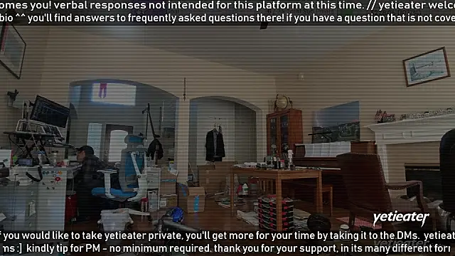 Snapshot of yetieater chatting on 01/31/26, 07:11 yetieater online show from 01/31/26, 07:11