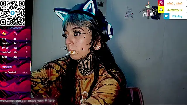 d3m0ny0 0 online show from 03/24/26, 07:02