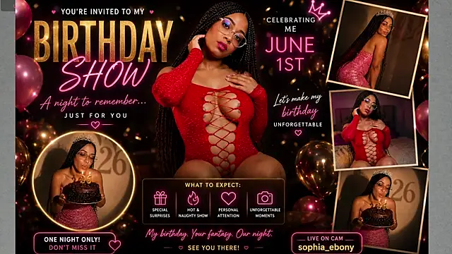 Snapshot of Sophia_Ebony chatting on 05/30/26, 12:13 Sophia Ebony online show from 05/30/26, 12:13