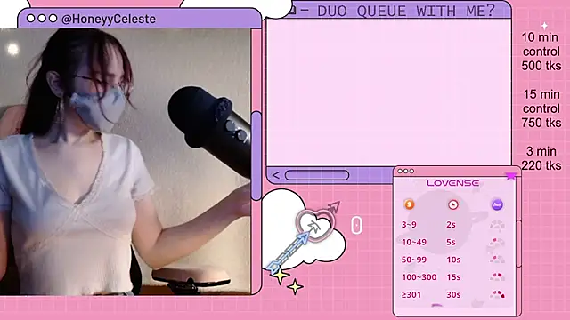 HoneyyCeleste online show from 04/27/26, 08:18